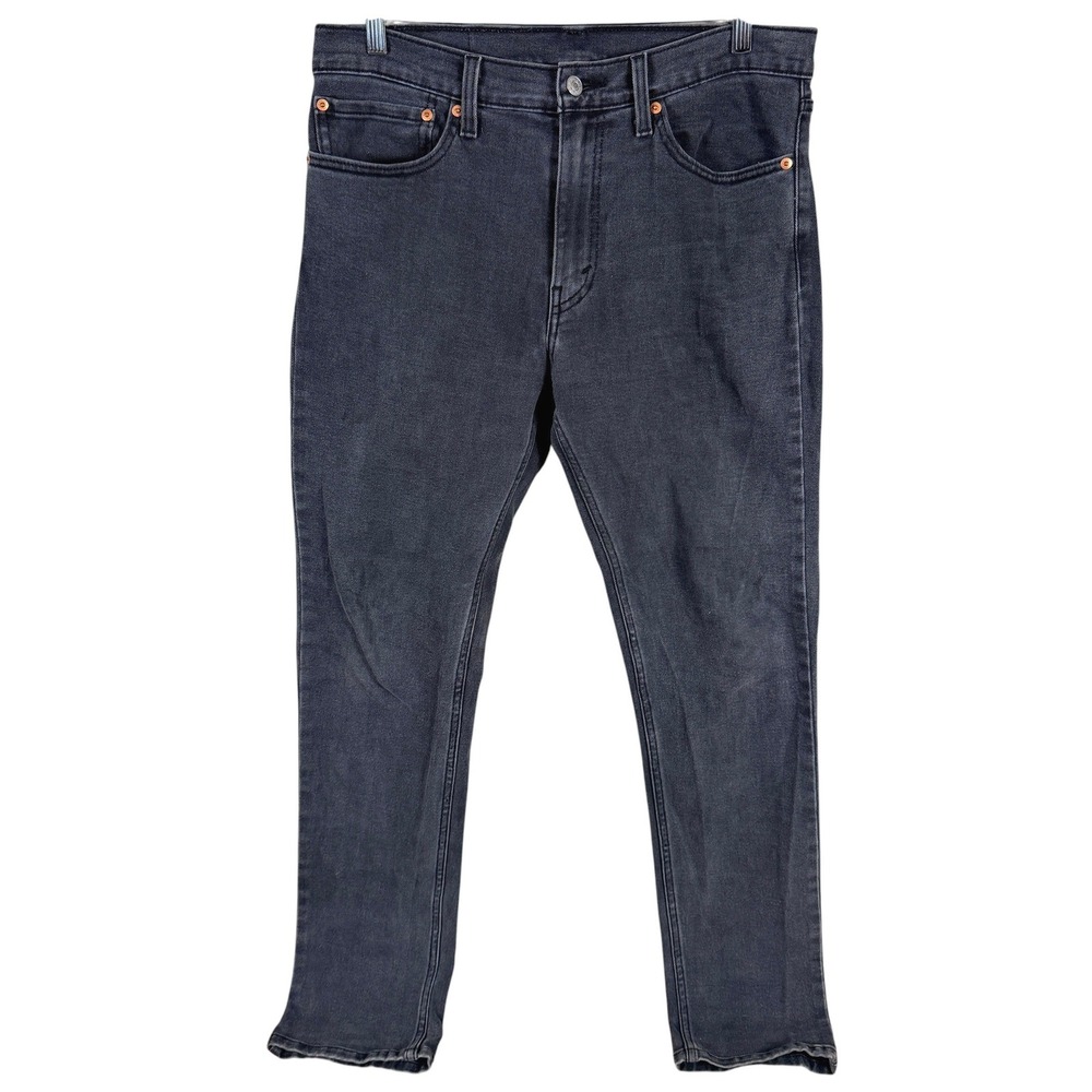 Levi's 511 Slim Fit Jeans Mens 34x32 Faded Black Stretch Denim Pants